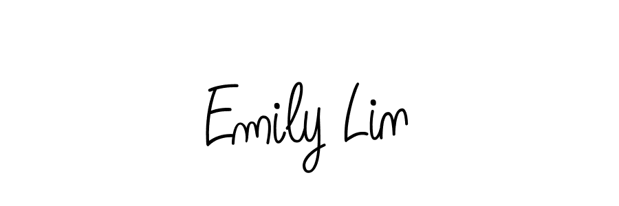 Create a beautiful signature design for name Emily Lin. With this signature (Angelique-Rose-font-FFP) fonts, you can make a handwritten signature for free. Emily Lin signature style 5 images and pictures png