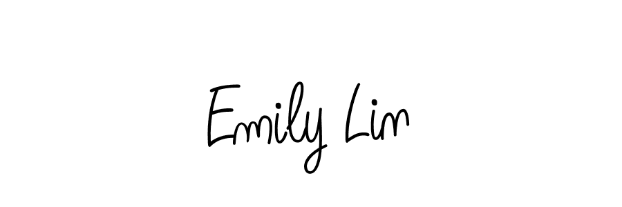 Create a beautiful signature design for name Emily Lin. With this signature (Angelique-Rose-font-FFP) fonts, you can make a handwritten signature for free. Emily Lin signature style 5 images and pictures png