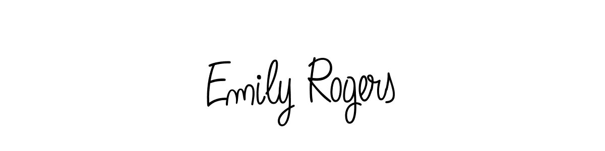 Design your own signature with our free online signature maker. With this signature software, you can create a handwritten (Angelique-Rose-font-FFP) signature for name Emily Rogers. Emily Rogers signature style 5 images and pictures png