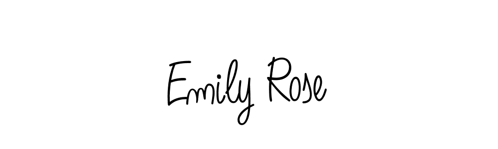 Create a beautiful signature design for name Emily Rose. With this signature (Angelique-Rose-font-FFP) fonts, you can make a handwritten signature for free. Emily Rose signature style 5 images and pictures png