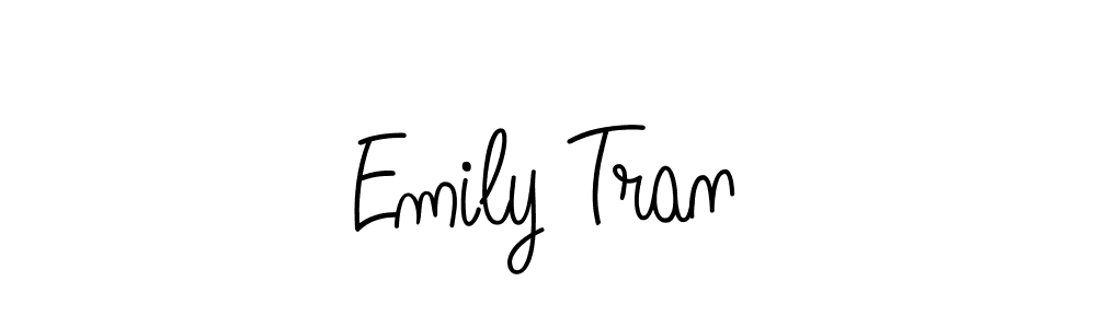 How to Draw Emily Tran signature style? Angelique-Rose-font-FFP is a latest design signature styles for name Emily Tran. Emily Tran signature style 5 images and pictures png