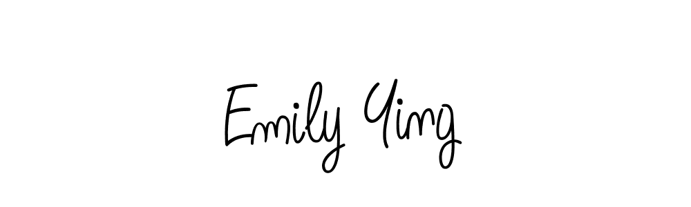 How to make Emily Ying name signature. Use Angelique-Rose-font-FFP style for creating short signs online. This is the latest handwritten sign. Emily Ying signature style 5 images and pictures png