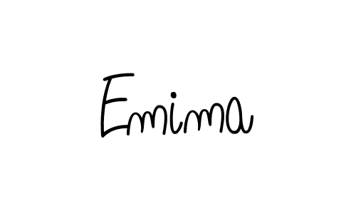 The best way (Angelique-Rose-font-FFP) to make a short signature is to pick only two or three words in your name. The name Emima include a total of six letters. For converting this name. Emima signature style 5 images and pictures png
