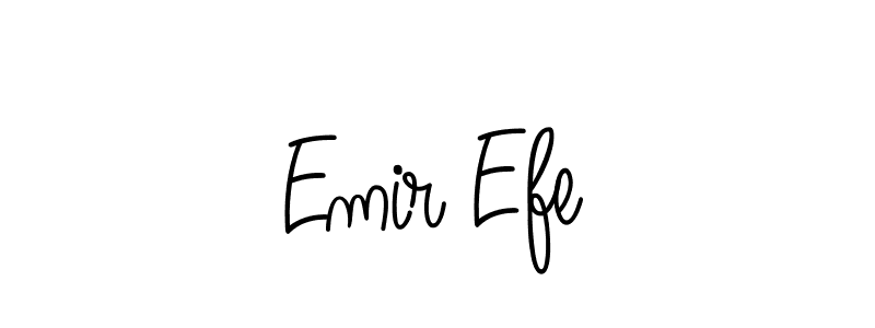 How to make Emir Efe signature? Angelique-Rose-font-FFP is a professional autograph style. Create handwritten signature for Emir Efe name. Emir Efe signature style 5 images and pictures png