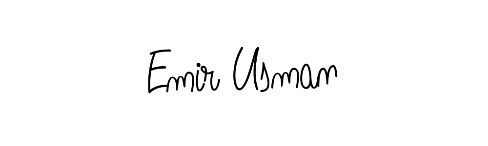 Emir Usman stylish signature style. Best Handwritten Sign (Angelique-Rose-font-FFP) for my name. Handwritten Signature Collection Ideas for my name Emir Usman. Emir Usman signature style 5 images and pictures png