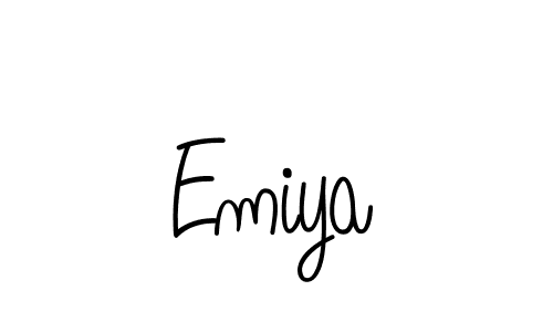 You should practise on your own different ways (Angelique-Rose-font-FFP) to write your name (Emiya) in signature. don't let someone else do it for you. Emiya signature style 5 images and pictures png