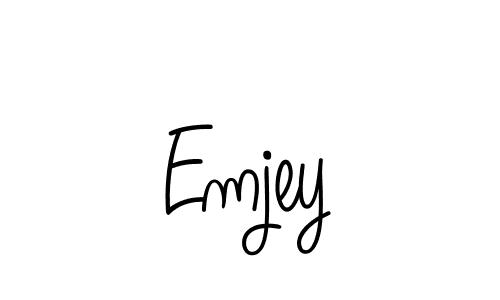 Angelique-Rose-font-FFP is a professional signature style that is perfect for those who want to add a touch of class to their signature. It is also a great choice for those who want to make their signature more unique. Get Emjey name to fancy signature for free. Emjey signature style 5 images and pictures png