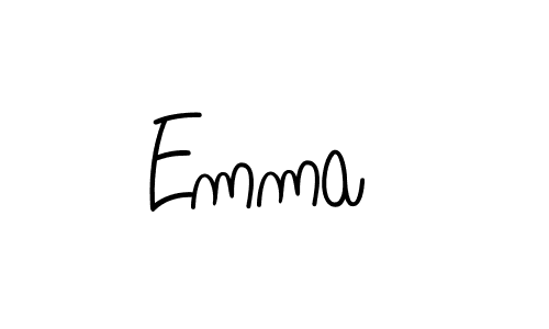 Design your own signature with our free online signature maker. With this signature software, you can create a handwritten (Angelique-Rose-font-FFP) signature for name Emma . Emma  signature style 5 images and pictures png