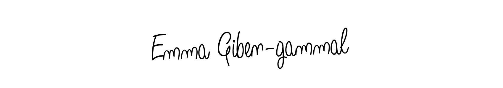 Use a signature maker to create a handwritten signature online. With this signature software, you can design (Angelique-Rose-font-FFP) your own signature for name Emma Giben-gammal. Emma Giben-gammal signature style 5 images and pictures png