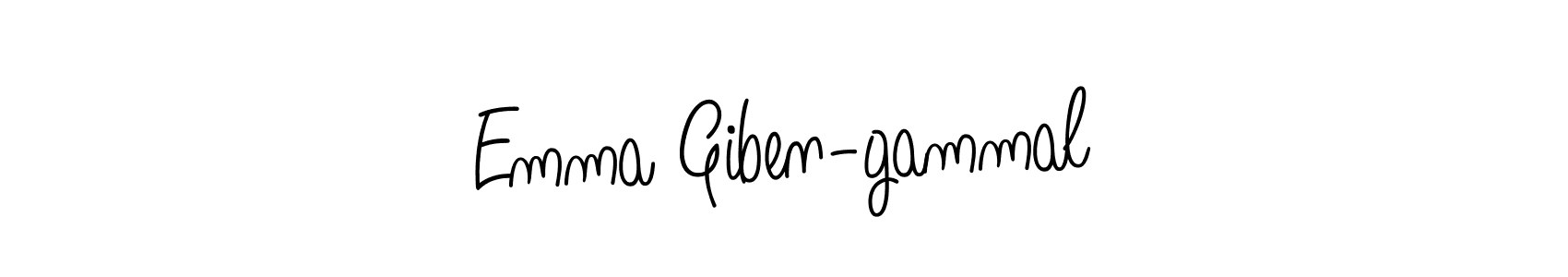 You should practise on your own different ways (Angelique-Rose-font-FFP) to write your name (Emma Giben-gammal) in signature. don't let someone else do it for you. Emma Giben-gammal signature style 5 images and pictures png