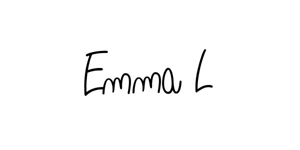 Also You can easily find your signature by using the search form. We will create Emma L name handwritten signature images for you free of cost using Angelique-Rose-font-FFP sign style. Emma L signature style 5 images and pictures png