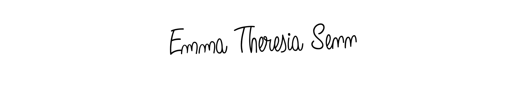 Once you've used our free online signature maker to create your best signature Angelique-Rose-font-FFP style, it's time to enjoy all of the benefits that Emma Theresia Senn name signing documents. Emma Theresia Senn signature style 5 images and pictures png