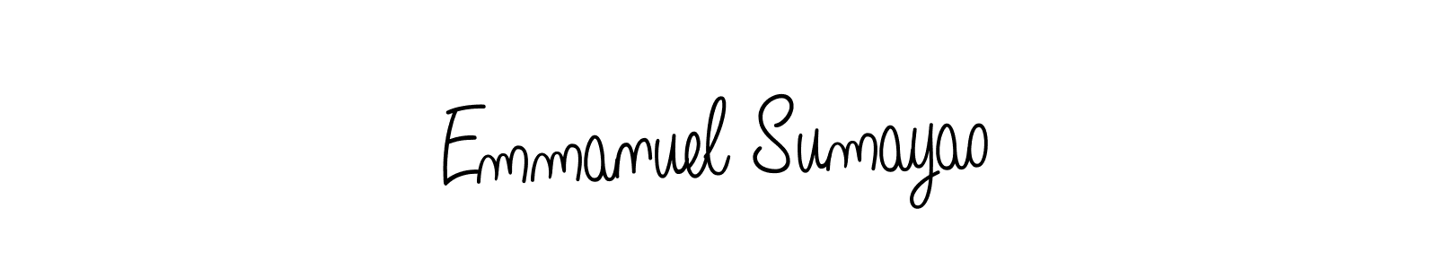 Best and Professional Signature Style for Emmanuel Sumayao. Angelique-Rose-font-FFP Best Signature Style Collection. Emmanuel Sumayao signature style 5 images and pictures png