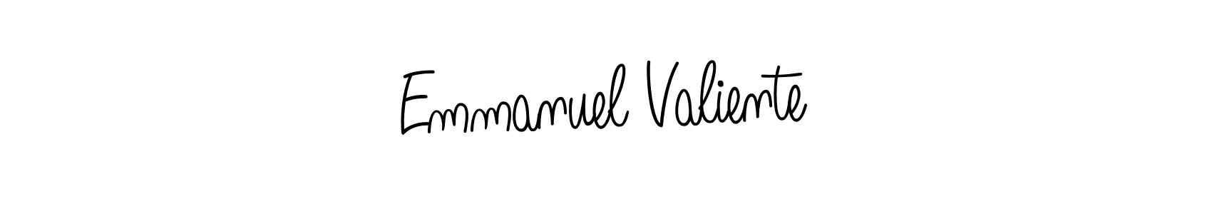 Also we have Emmanuel Valiente name is the best signature style. Create professional handwritten signature collection using Angelique-Rose-font-FFP autograph style. Emmanuel Valiente signature style 5 images and pictures png