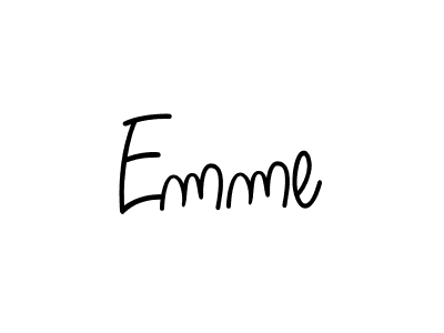 Also we have Emme name is the best signature style. Create professional handwritten signature collection using Angelique-Rose-font-FFP autograph style. Emme signature style 5 images and pictures png