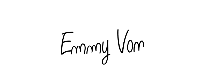 It looks lik you need a new signature style for name Emmy Von. Design unique handwritten (Angelique-Rose-font-FFP) signature with our free signature maker in just a few clicks. Emmy Von signature style 5 images and pictures png