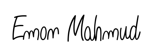 A dynamic signature style for Emon Mahmud using Angelique-Rose-font-FFP script. Designed to look authentic, handwritten, and professional. Emon Mahmud signature style 5 images and pictures png