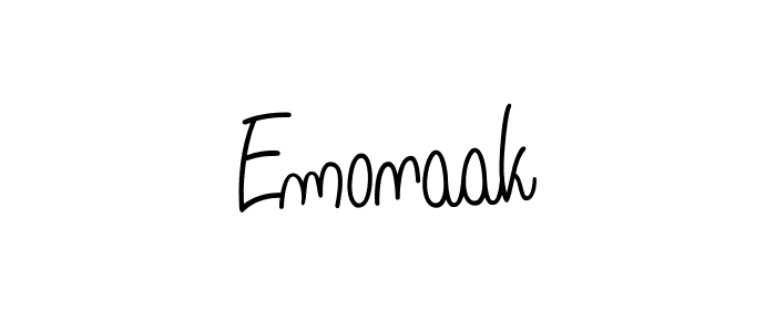 Best and Professional Signature Style for Emonaak. Angelique-Rose-font-FFP Best Signature Style Collection. Emonaak signature style 5 images and pictures png