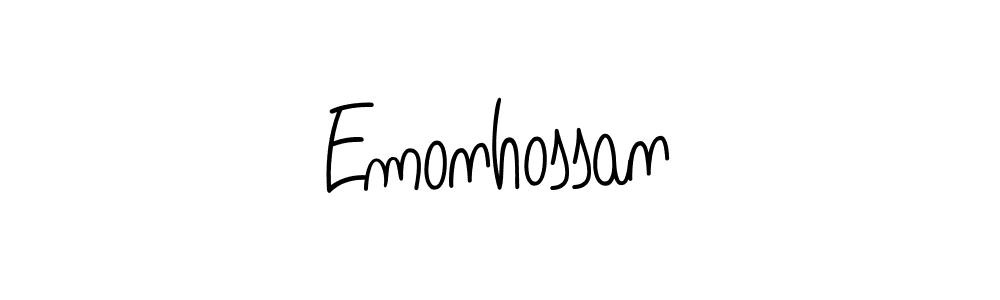 How to make Emonhossan signature? Angelique-Rose-font-FFP is a professional autograph style. Create handwritten signature for Emonhossan name. Emonhossan signature style 5 images and pictures png