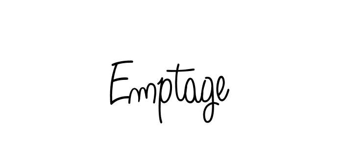 The best way (Angelique-Rose-font-FFP) to make a short signature is to pick only two or three words in your name. The name Emptage include a total of six letters. For converting this name. Emptage signature style 5 images and pictures png