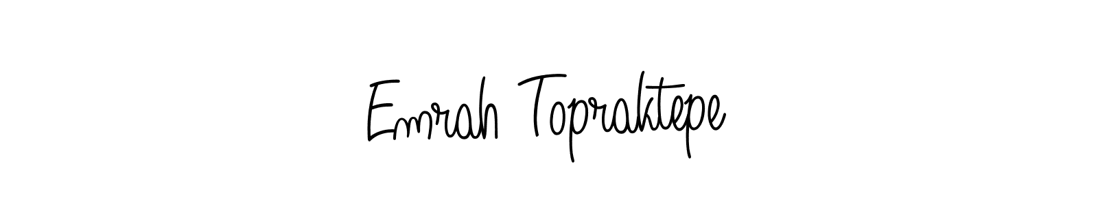 Emrah Topraktepe stylish signature style. Best Handwritten Sign (Angelique-Rose-font-FFP) for my name. Handwritten Signature Collection Ideas for my name Emrah Topraktepe. Emrah Topraktepe signature style 5 images and pictures png