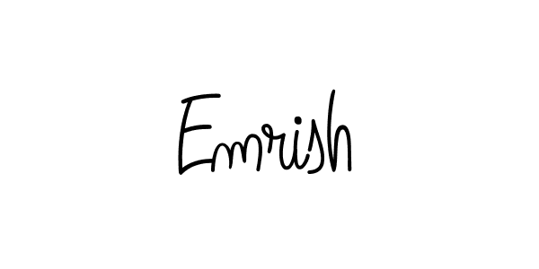 You can use this online signature creator to create a handwritten signature for the name Emrish. This is the best online autograph maker. Emrish signature style 5 images and pictures png