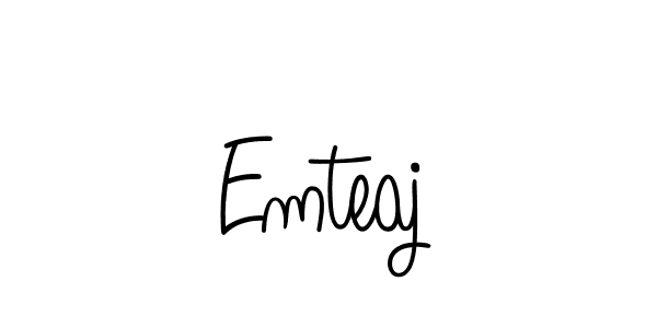 How to make Emteaj signature? Angelique-Rose-font-FFP is a professional autograph style. Create handwritten signature for Emteaj name. Emteaj signature style 5 images and pictures png