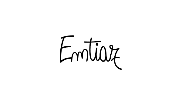 How to Draw Emtiaz signature style? Angelique-Rose-font-FFP is a latest design signature styles for name Emtiaz. Emtiaz signature style 5 images and pictures png