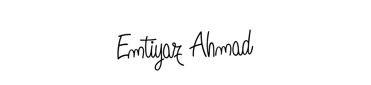 Emtiyaz Ahmad stylish signature style. Best Handwritten Sign (Angelique-Rose-font-FFP) for my name. Handwritten Signature Collection Ideas for my name Emtiyaz Ahmad. Emtiyaz Ahmad signature style 5 images and pictures png