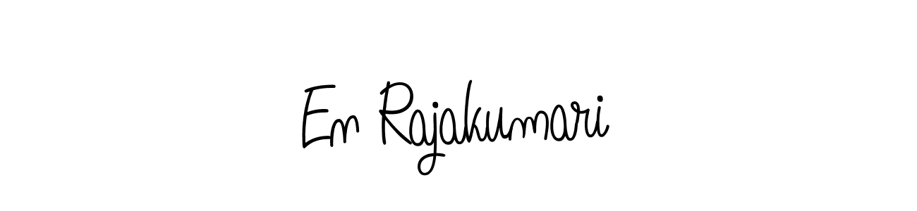 How to Draw En Rajakumari signature style? Angelique-Rose-font-FFP is a latest design signature styles for name En Rajakumari. En Rajakumari signature style 5 images and pictures png