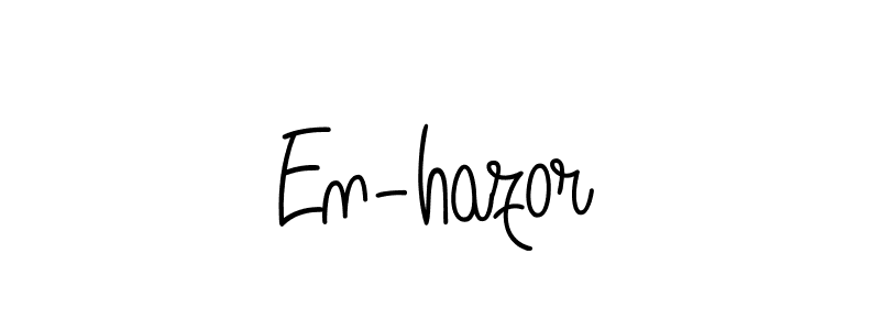 Design your own signature with our free online signature maker. With this signature software, you can create a handwritten (Angelique-Rose-font-FFP) signature for name En-hazor. En-hazor signature style 5 images and pictures png