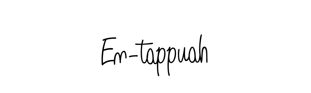 The best way (Angelique-Rose-font-FFP) to make a short signature is to pick only two or three words in your name. The name En-tappuah include a total of six letters. For converting this name. En-tappuah signature style 5 images and pictures png