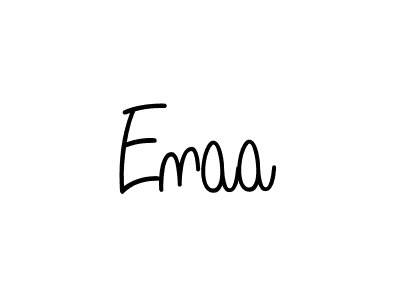 You should practise on your own different ways (Angelique-Rose-font-FFP) to write your name (Enaa) in signature. don't let someone else do it for you. Enaa signature style 5 images and pictures png