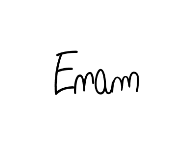 Make a beautiful signature design for name Enam. Use this online signature maker to create a handwritten signature for free. Enam signature style 5 images and pictures png