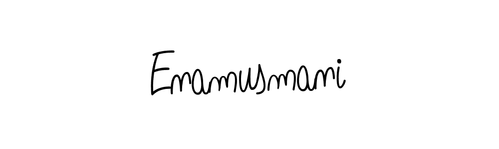 The best way (Angelique-Rose-font-FFP) to make a short signature is to pick only two or three words in your name. The name Enamusmani include a total of six letters. For converting this name. Enamusmani signature style 5 images and pictures png
