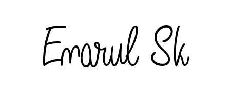 Create your official email sign-off with Enarul Sk name in Angelique-Rose-font-FFP style. Crisp, clean, and perfectly legible across all screens. Enarul Sk signature style 5 images and pictures png