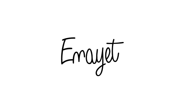 Make a beautiful signature design for name Enayet. Use this online signature maker to create a handwritten signature for free. Enayet signature style 5 images and pictures png