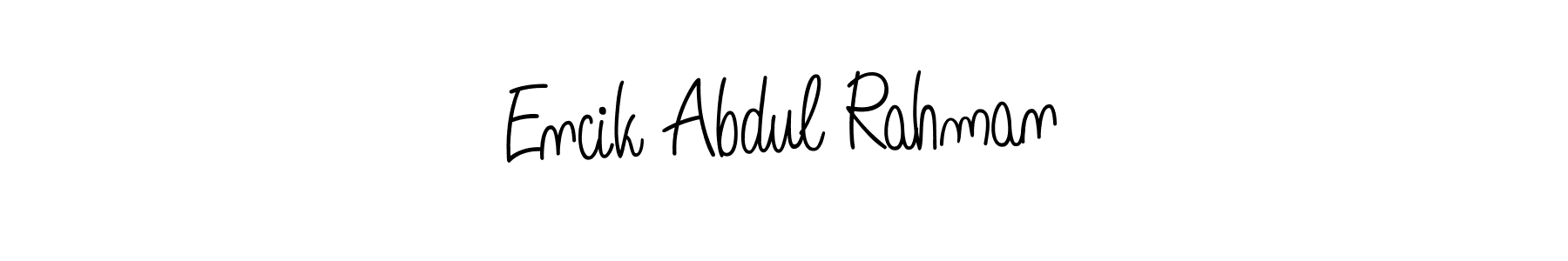 Make a beautiful signature design for name Encik Abdul Rahman. Use this online signature maker to create a handwritten signature for free. Encik Abdul Rahman signature style 5 images and pictures png