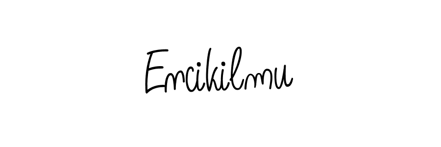 Once you've used our free online signature maker to create your best signature Angelique-Rose-font-FFP style, it's time to enjoy all of the benefits that Encikilmu name signing documents. Encikilmu signature style 5 images and pictures png