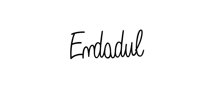 Angelique-Rose-font-FFP is a professional signature style that is perfect for those who want to add a touch of class to their signature. It is also a great choice for those who want to make their signature more unique. Get Endadul name to fancy signature for free. Endadul signature style 5 images and pictures png