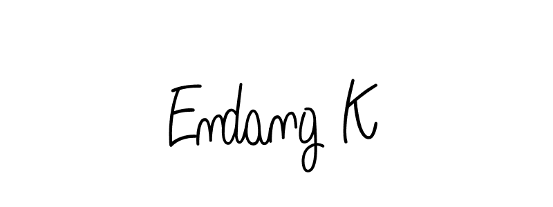 Make a beautiful signature design for name Endang K. Use this online signature maker to create a handwritten signature for free. Endang K signature style 5 images and pictures png