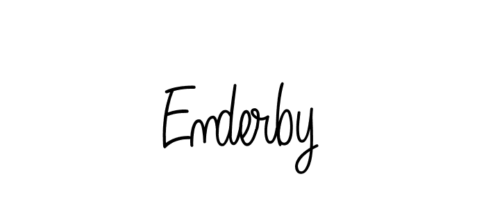 Make a beautiful signature design for name Enderby. Use this online signature maker to create a handwritten signature for free. Enderby signature style 5 images and pictures png