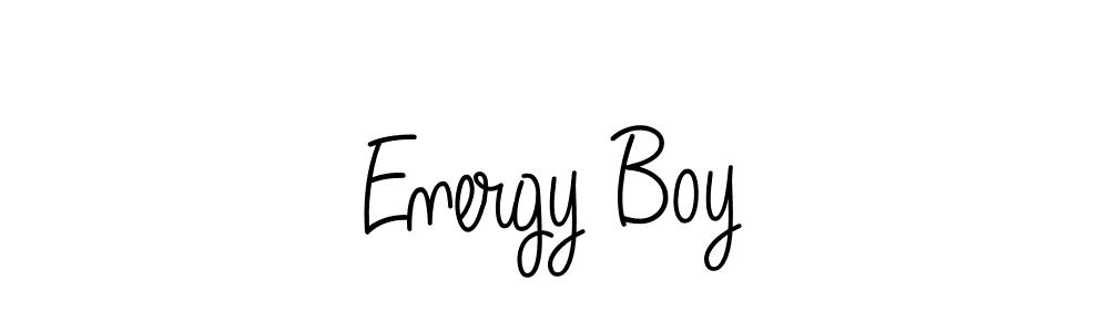 You should practise on your own different ways (Angelique-Rose-font-FFP) to write your name (Energy Boy) in signature. don't let someone else do it for you. Energy Boy signature style 5 images and pictures png