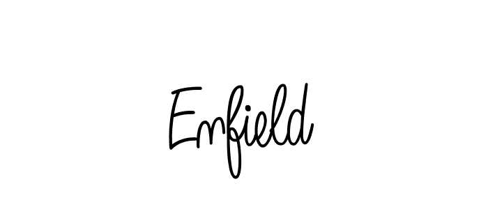 Enfield stylish signature style. Best Handwritten Sign (Angelique-Rose-font-FFP) for my name. Handwritten Signature Collection Ideas for my name Enfield. Enfield signature style 5 images and pictures png