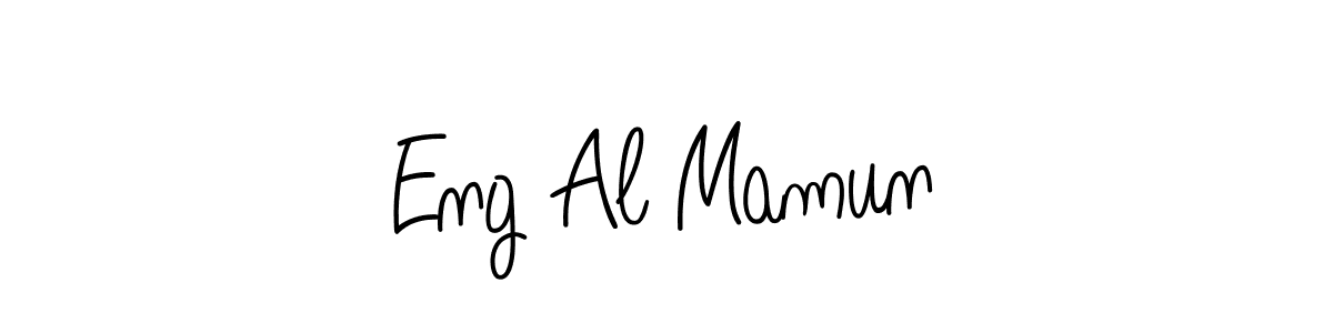 Make a beautiful signature design for name Eng Al Mamun. With this signature (Angelique-Rose-font-FFP) style, you can create a handwritten signature for free. Eng Al Mamun signature style 5 images and pictures png