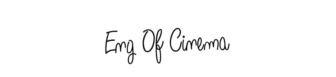 Make a beautiful signature design for name Eng Of Cinema. With this signature (Angelique-Rose-font-FFP) style, you can create a handwritten signature for free. Eng Of Cinema signature style 5 images and pictures png