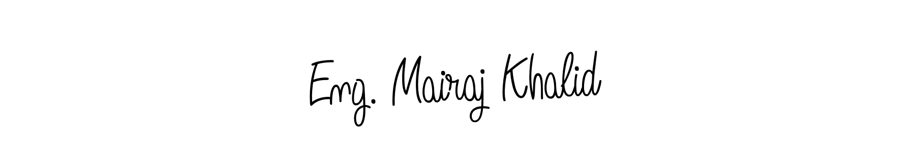 This is the best signature style for the Eng. Mairaj Khalid name. Also you like these signature font (Angelique-Rose-font-FFP). Mix name signature. Eng. Mairaj Khalid signature style 5 images and pictures png