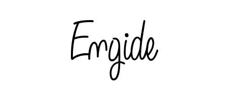 Create your official email sign-off with Engide name in Angelique-Rose-font-FFP style. Crisp, clean, and perfectly legible across all screens. Engide signature style 5 images and pictures png
