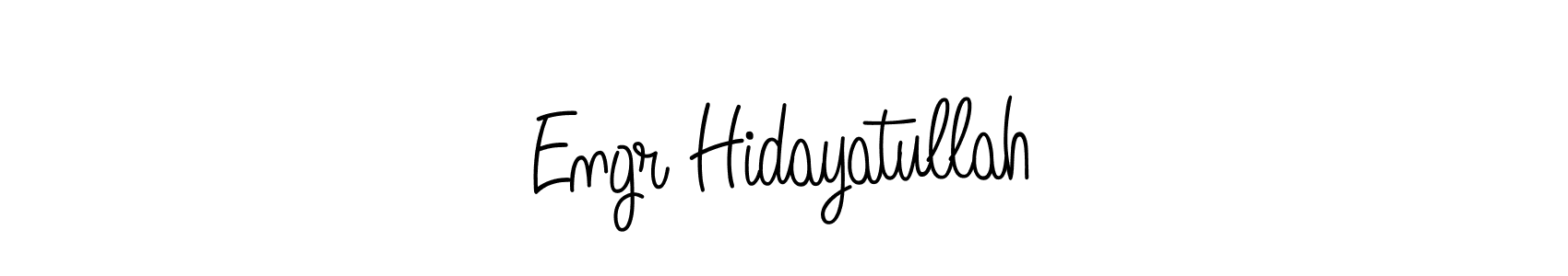 Make a beautiful signature design for name Engr Hidayatullah. Use this online signature maker to create a handwritten signature for free. Engr Hidayatullah signature style 5 images and pictures png