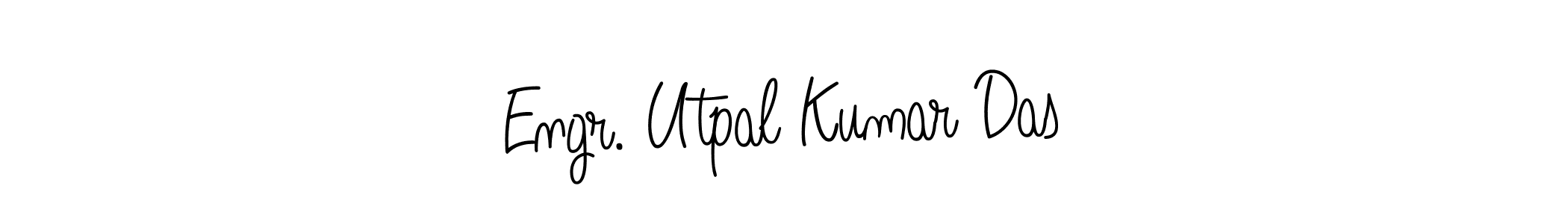 How to make Engr. Utpal Kumar Das signature? Angelique-Rose-font-FFP is a professional autograph style. Create handwritten signature for Engr. Utpal Kumar Das name. Engr. Utpal Kumar Das signature style 5 images and pictures png